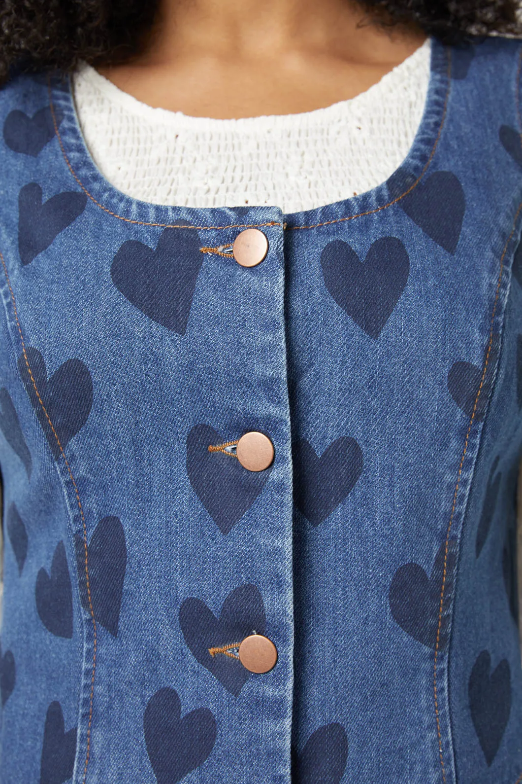 Indigo Hearts Vest