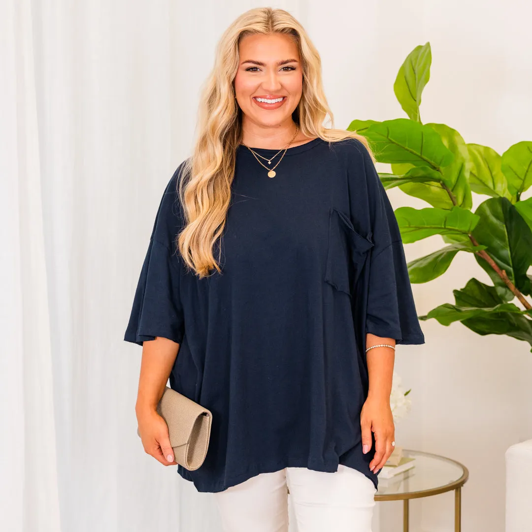 It Comes Naturally Top, Midnight Navy