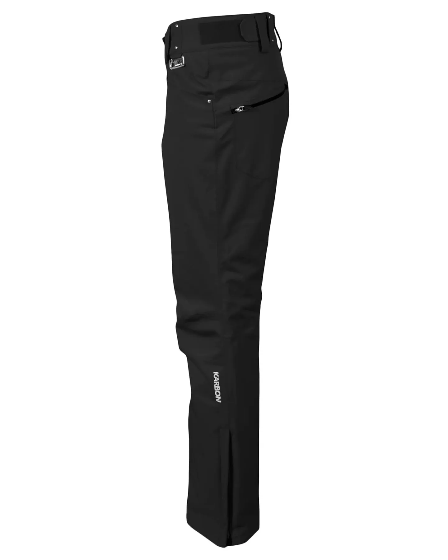 Karbon Diamond II Short Diamond Tech Women's Snow Pants - Black