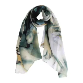 Ladies Floral Women Scarf Chiffon Winter Elegant Shawls And Scarves Bufanda Mujer#A12 SM6