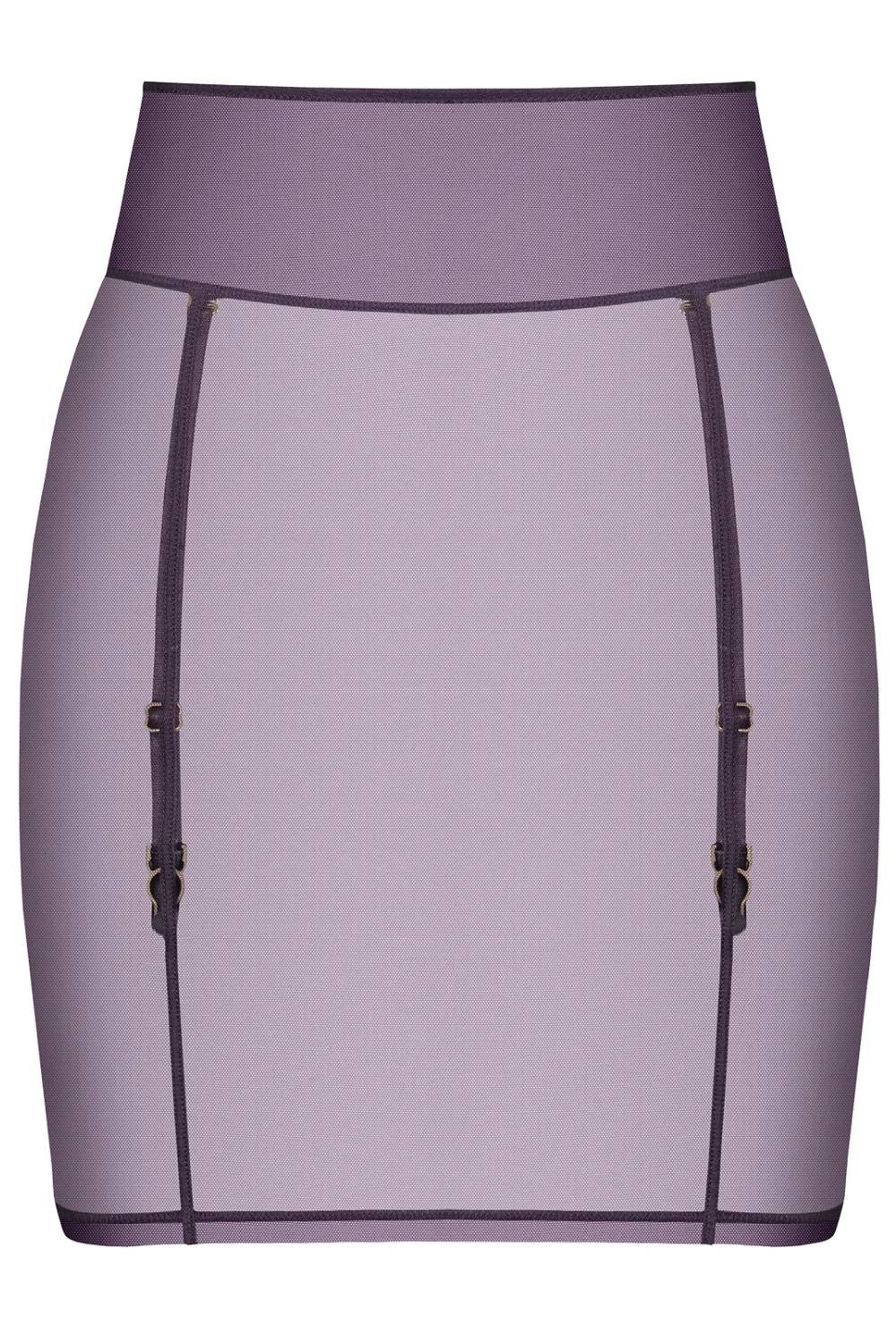 L'Amoureuse Mini Skirt with Suspenders