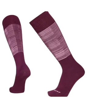 Le Bent Glacier Targeted Cushion Snow Sock - Mauve Wine - 2023