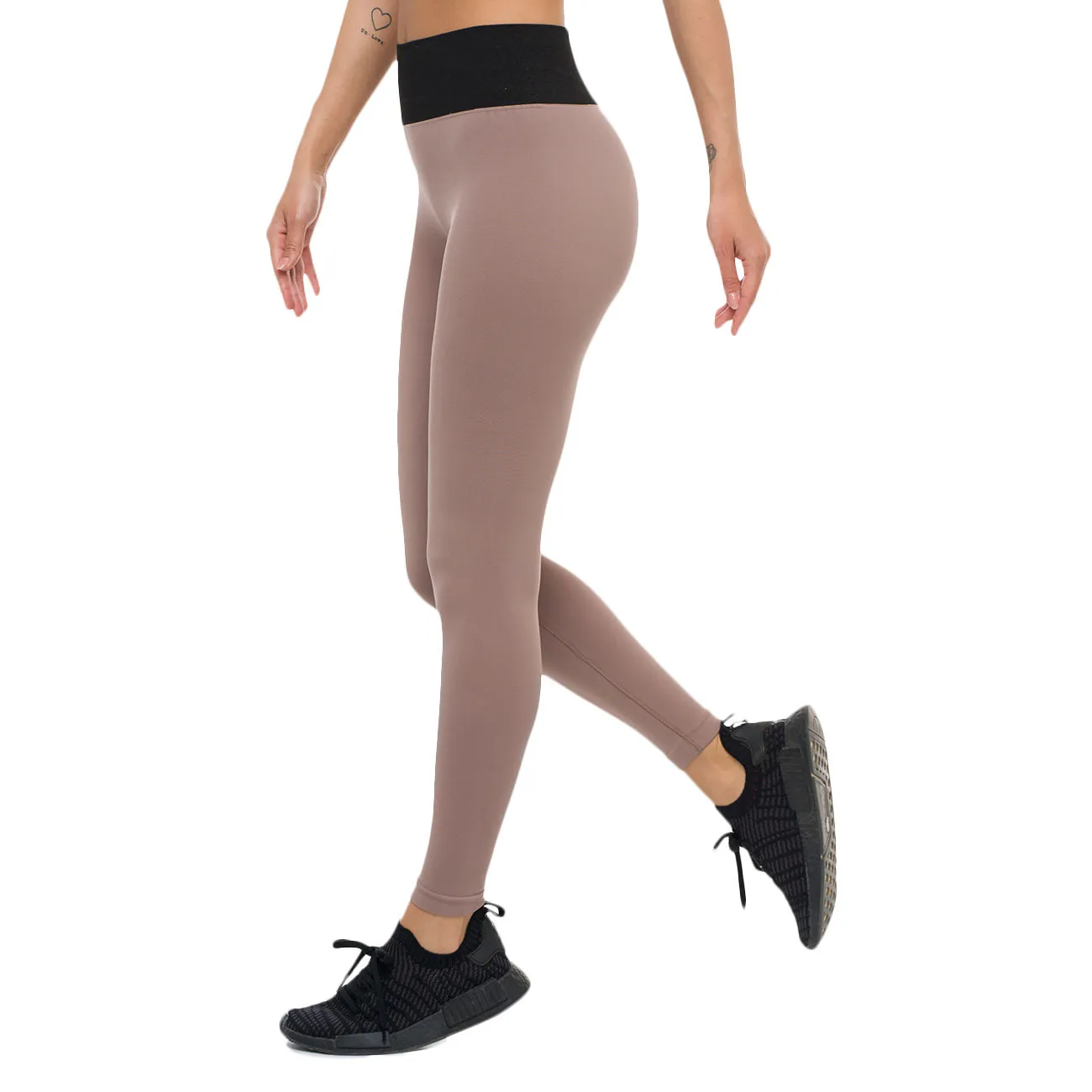 LEGGING RIVINGTON Donna Black Dove Gray