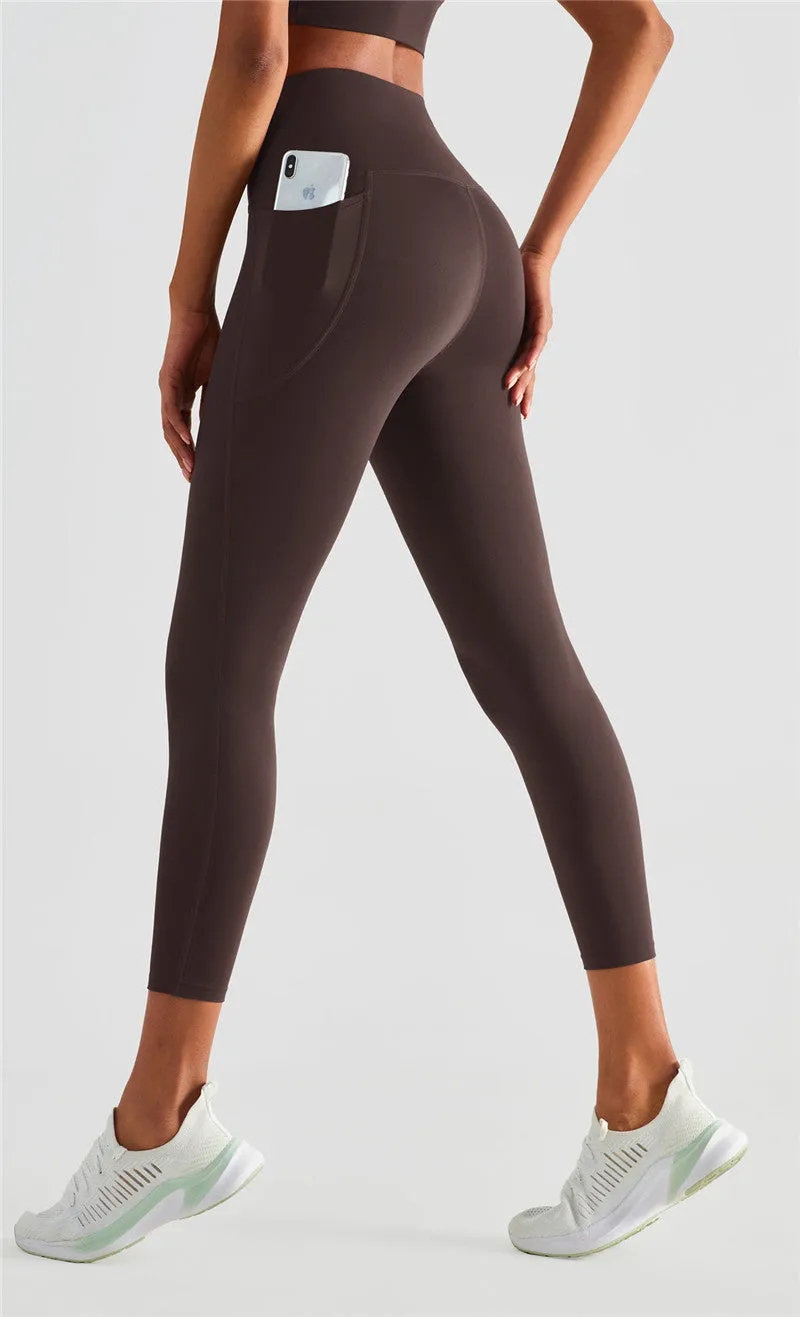 Leggings de sport taille haute avec poches latérales 220g Dahnvi - Leggings fit