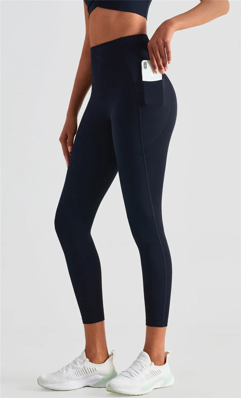 Leggings de sport taille haute avec poches latérales 220g Dahnvi - Leggings fit