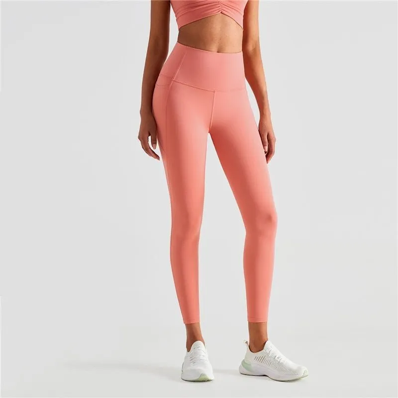 Leggings de sport taille haute avec poches latérales 220g Dahnvi - Leggings fit