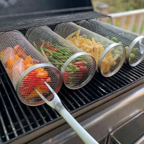 Libiyi Barbecue stainless steel wire mesh cylinder