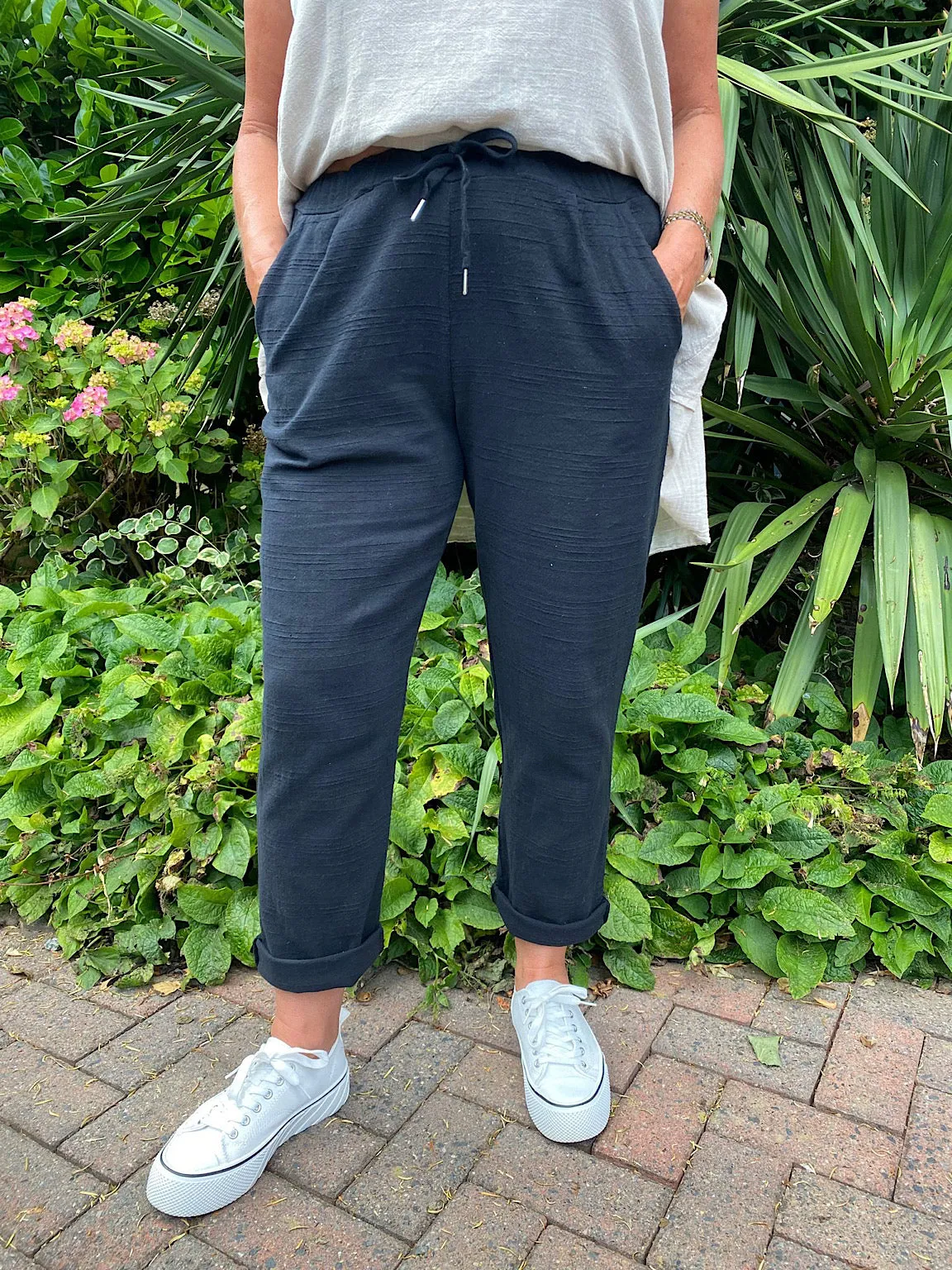 Linen Style Trousers Hadley