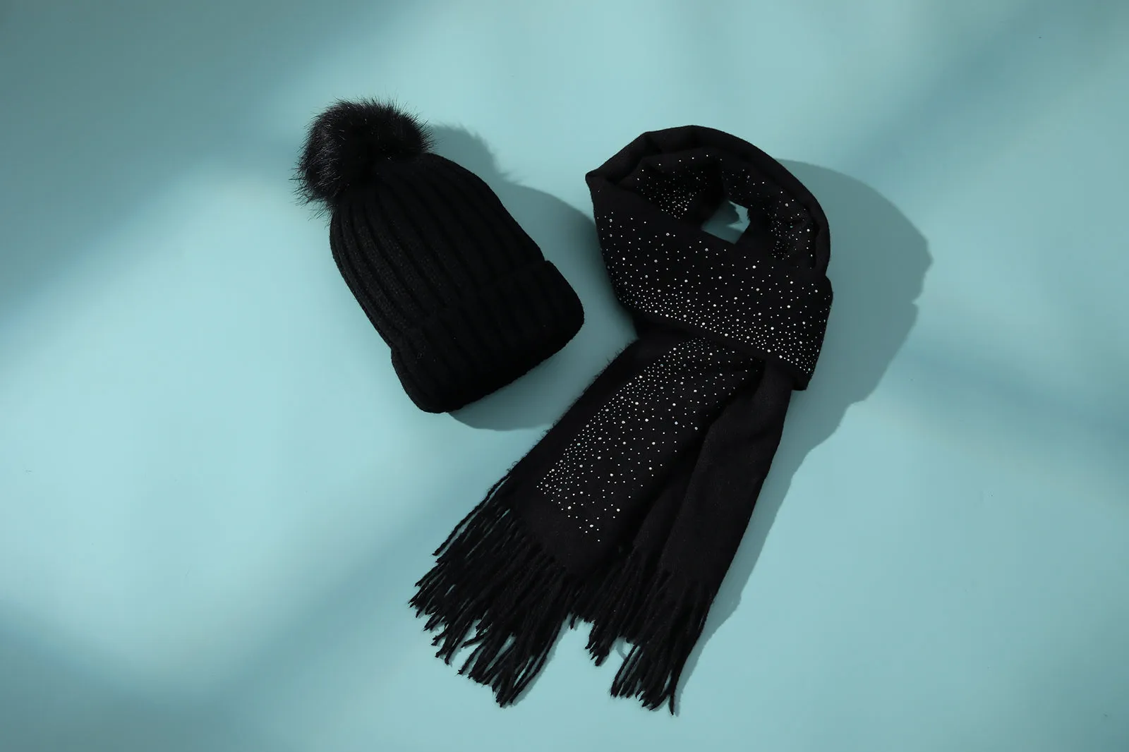 Lucia Scarf in Black