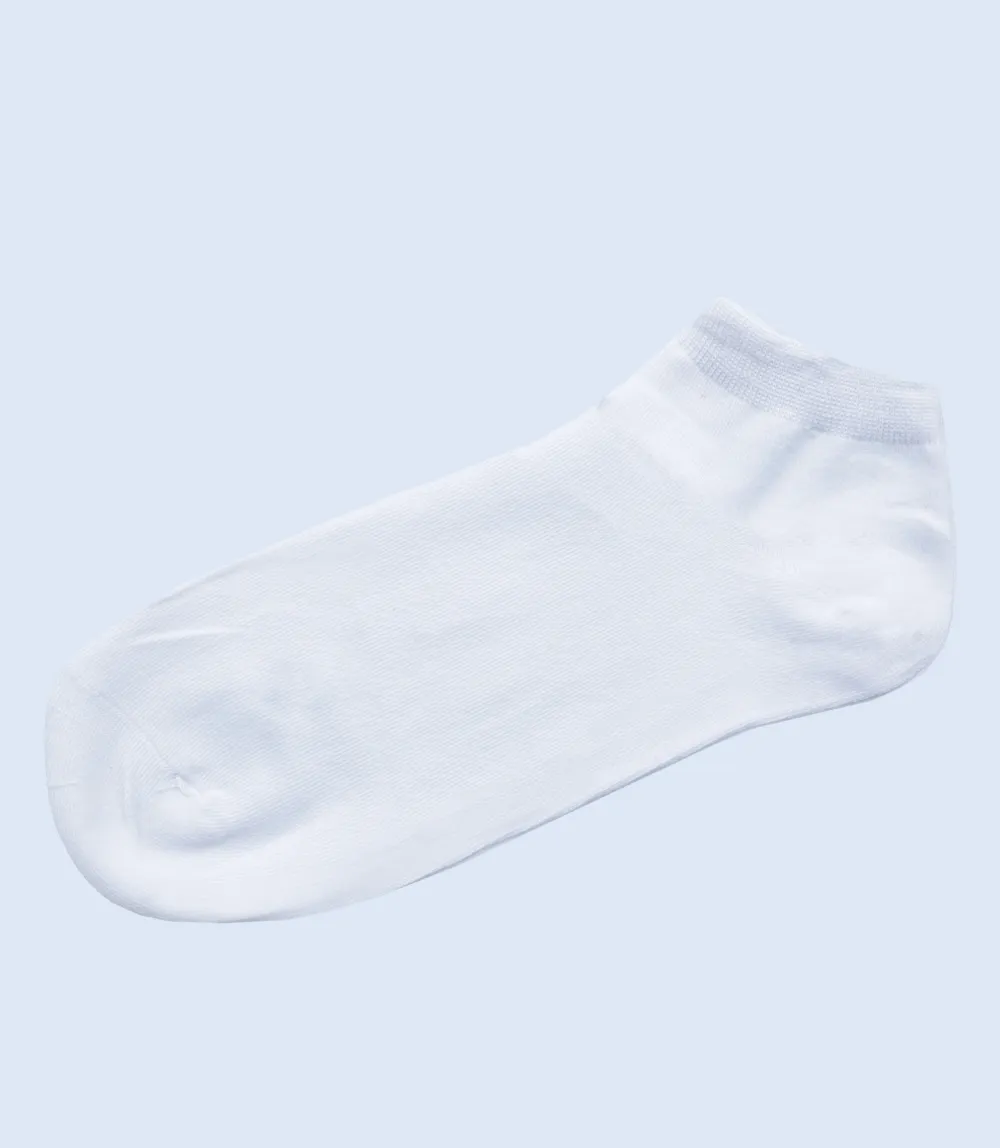 MA1722-WHITE-Men Ankle Socks