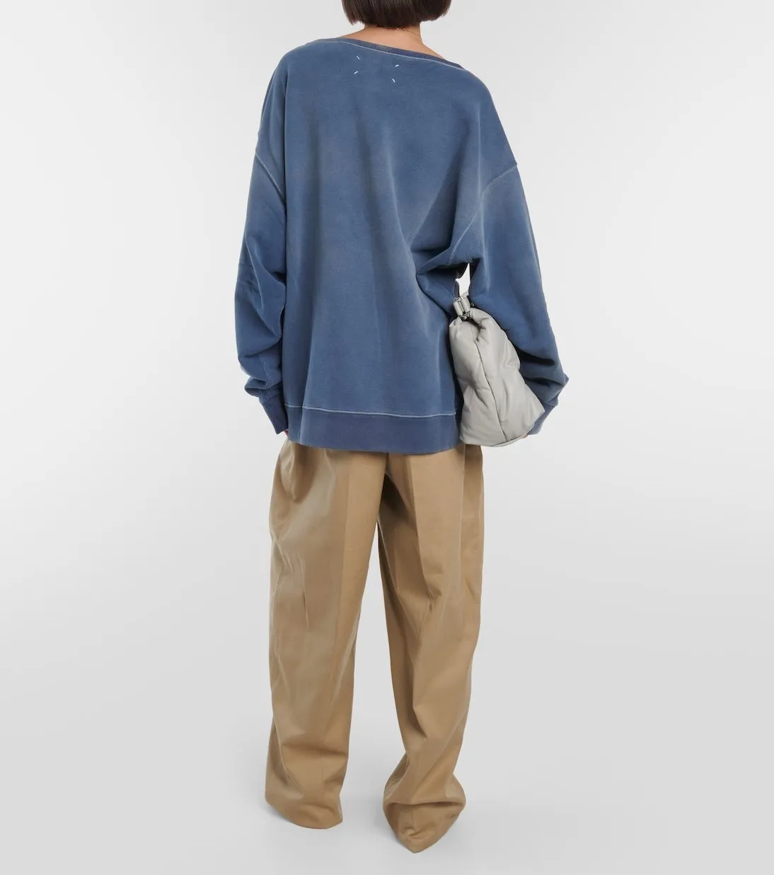 Maison Margiela  |Crew Neck Unisex Street Style Long Sleeves Cotton Oversized