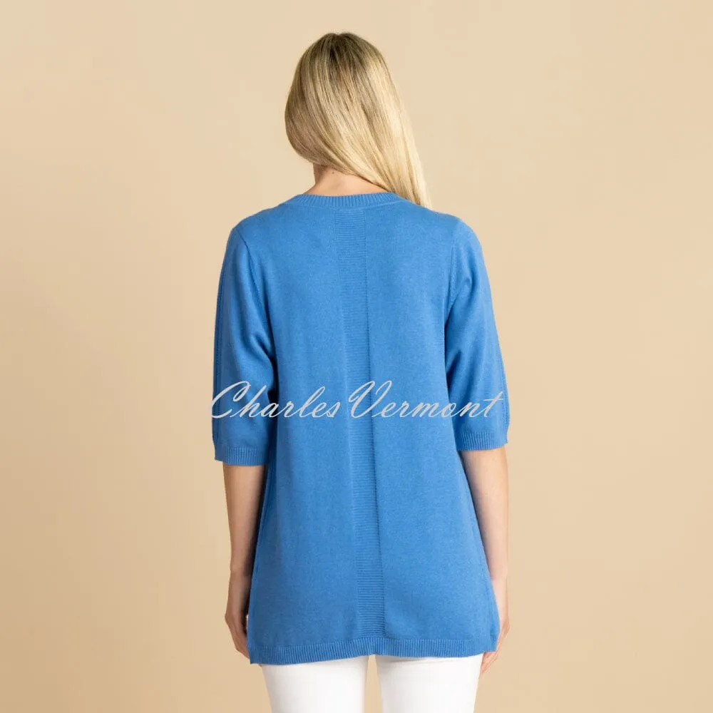 Marble Cardigan - Style 7014-201 (Deep Blue)