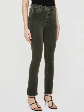 Mari High Rise Straight Corduroy Jean