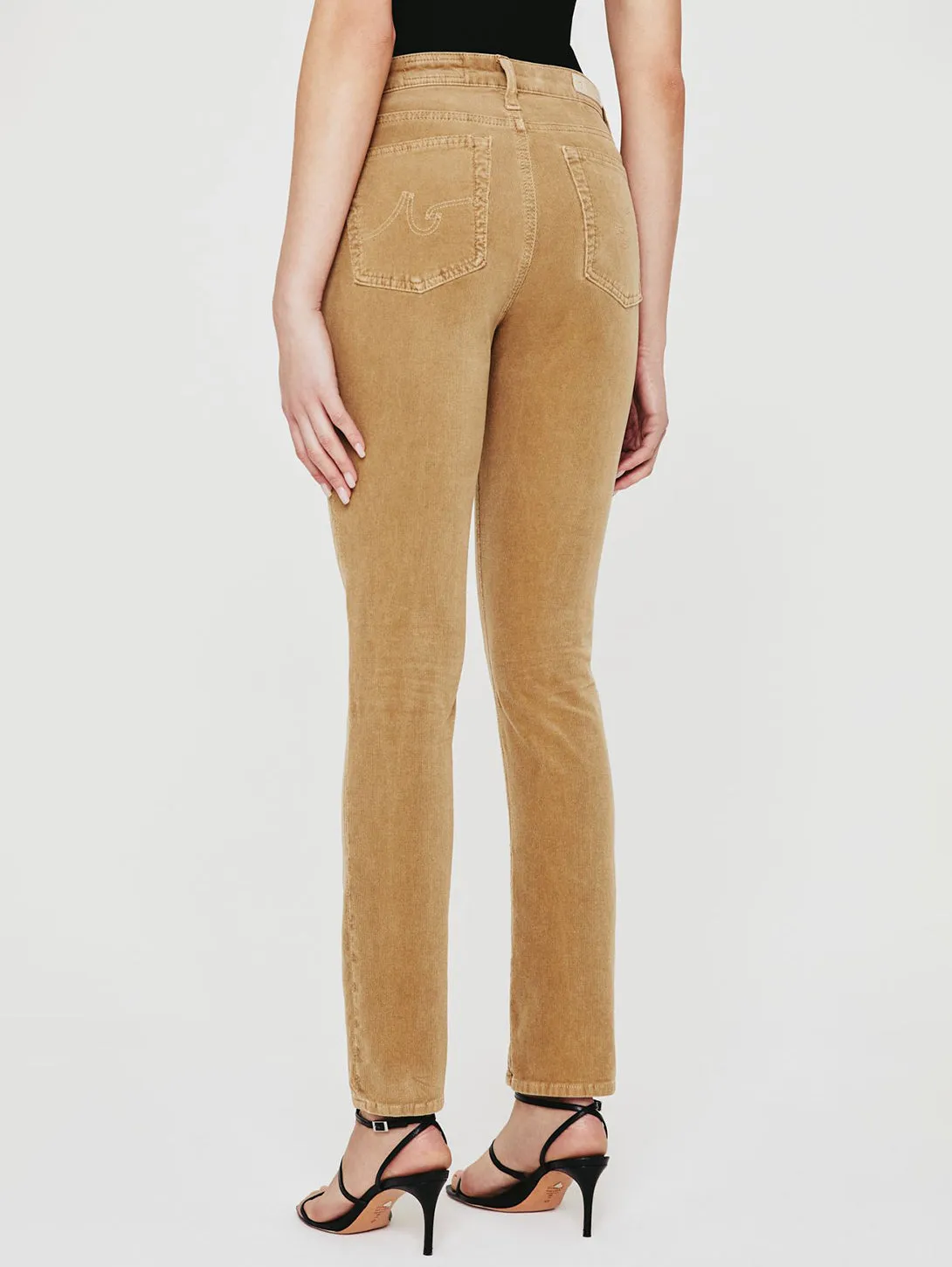 Mari High Rise Straight Corduroy Jean