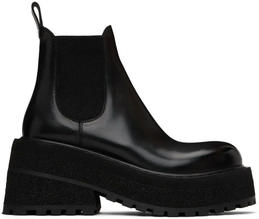 Marsèll Black Carretta Chelsea Boots