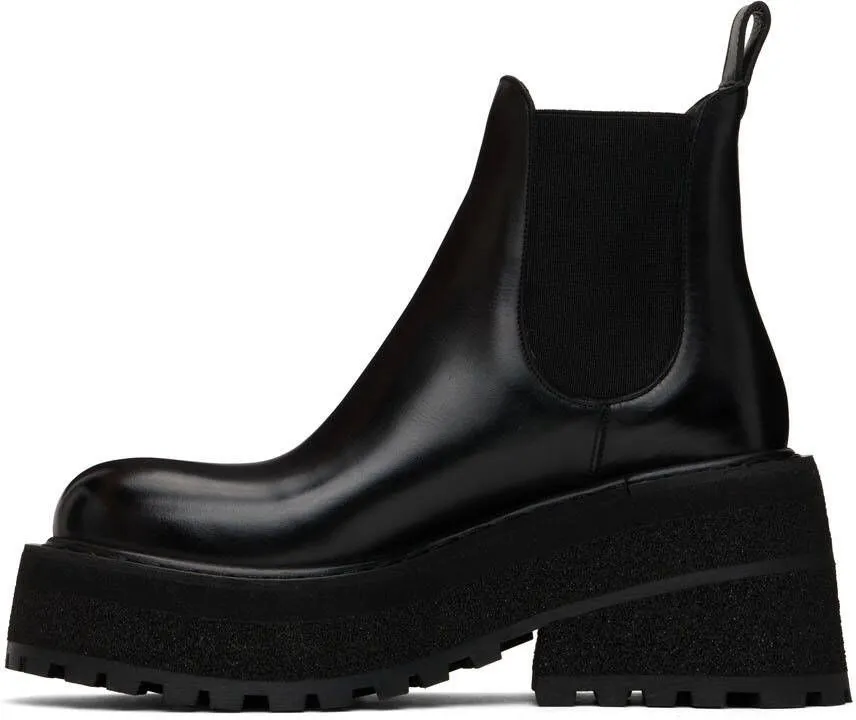 Marsèll Black Carretta Chelsea Boots