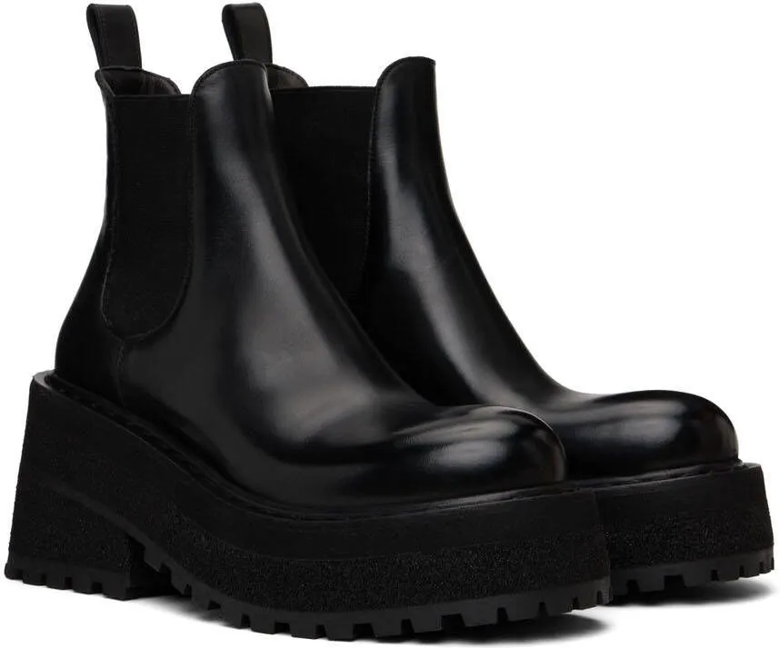 Marsèll Black Carretta Chelsea Boots