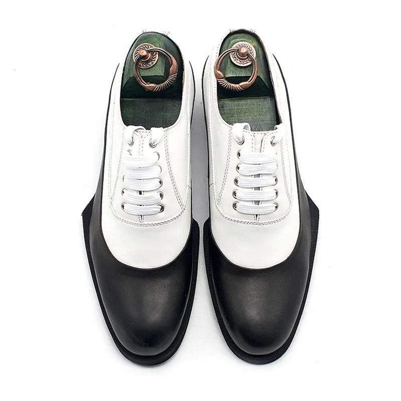 Men's Real Cow Leather Lace Up Formal Derby Shoes for Wedding