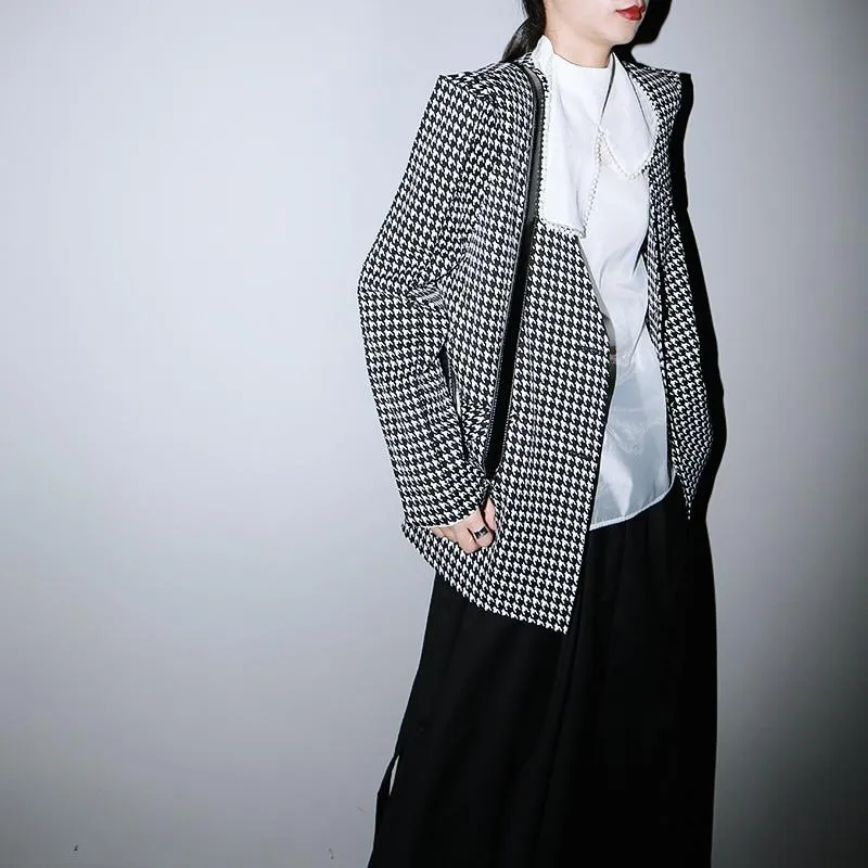 Mikazuki Houndstooth Blazer