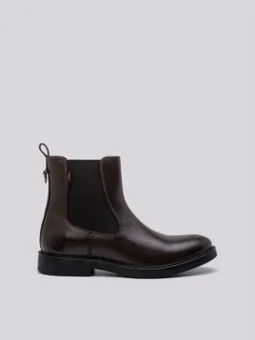 MILES LEATHER CHELSEA BOOTS