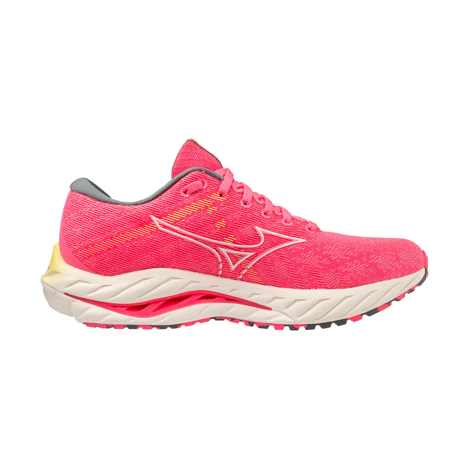 Mizuno Wave Inspire 19  High Vis Pink/Snow White/Luminous