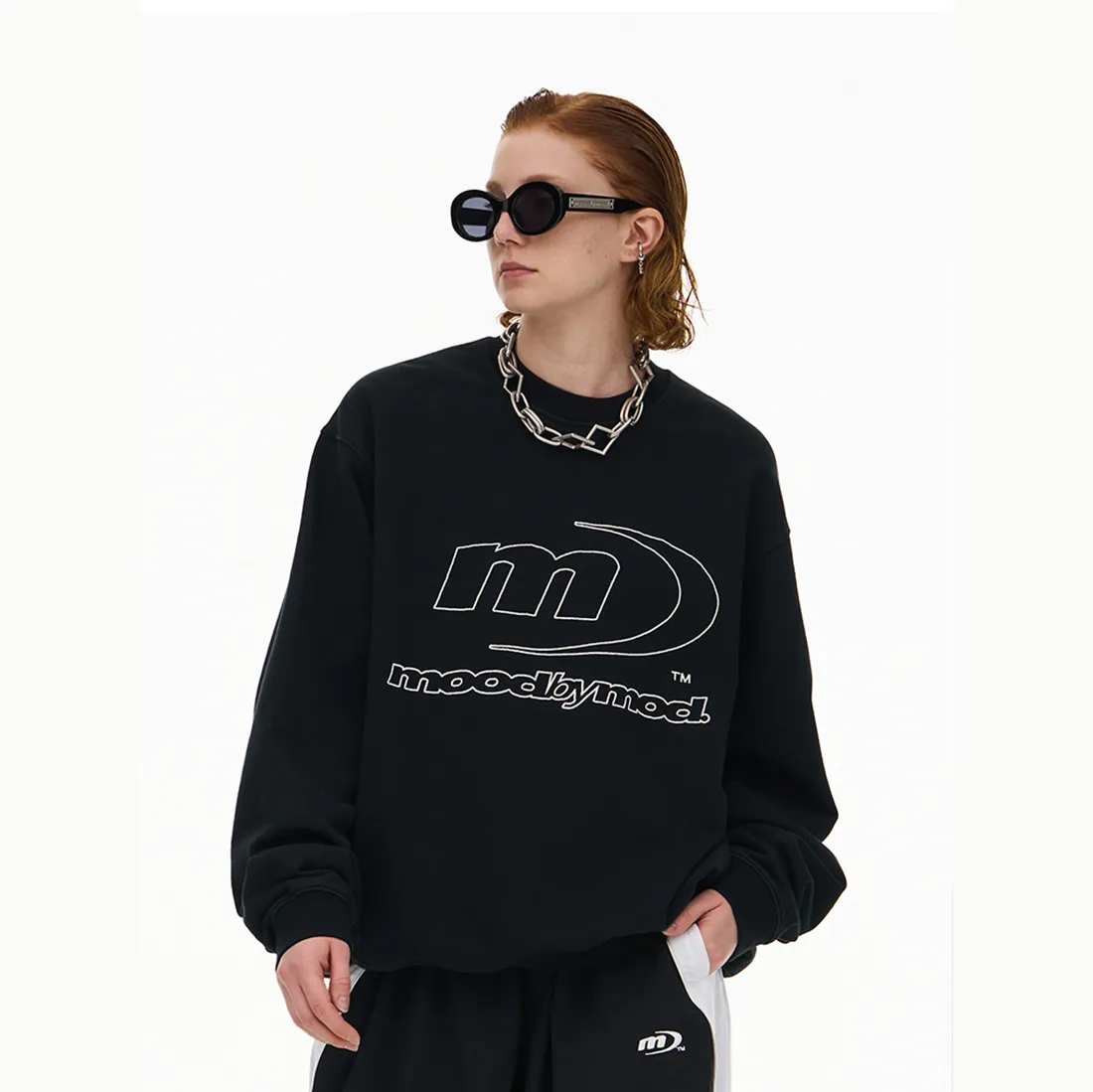 MODITEC  |Unisex Blended Fabrics Street Style Long Sleeves Cotton