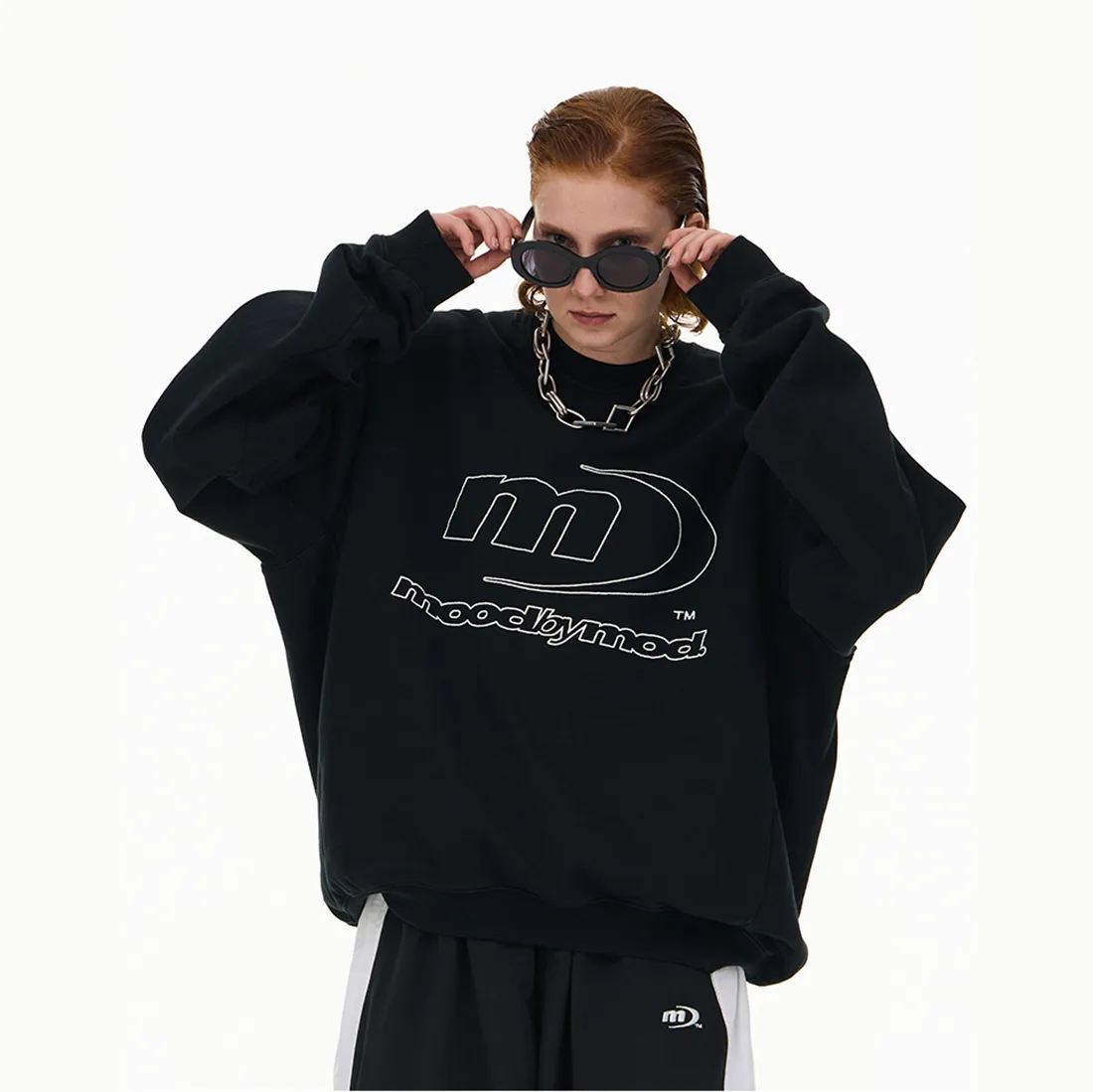 MODITEC  |Unisex Blended Fabrics Street Style Long Sleeves Cotton