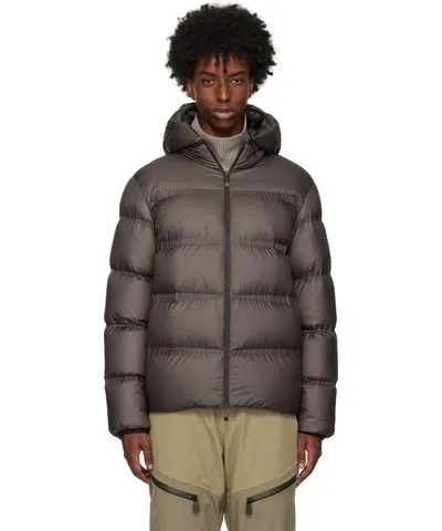 Moncler Brown Masac Down Jacket