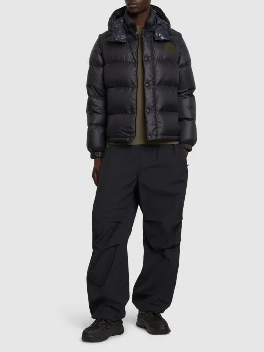 Moncler   Cyclone nylon down jacket 