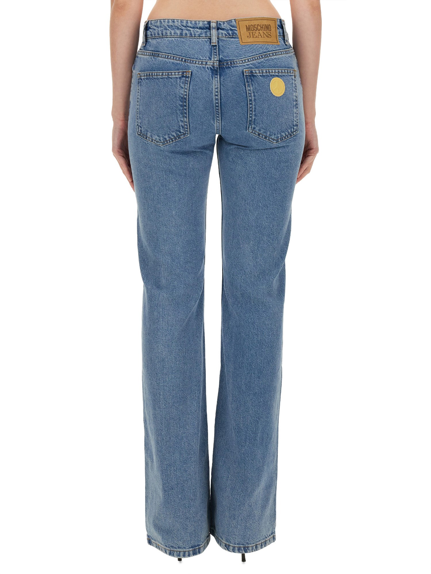 MOSCHINO JEANS    FLARED DENIM JEANS