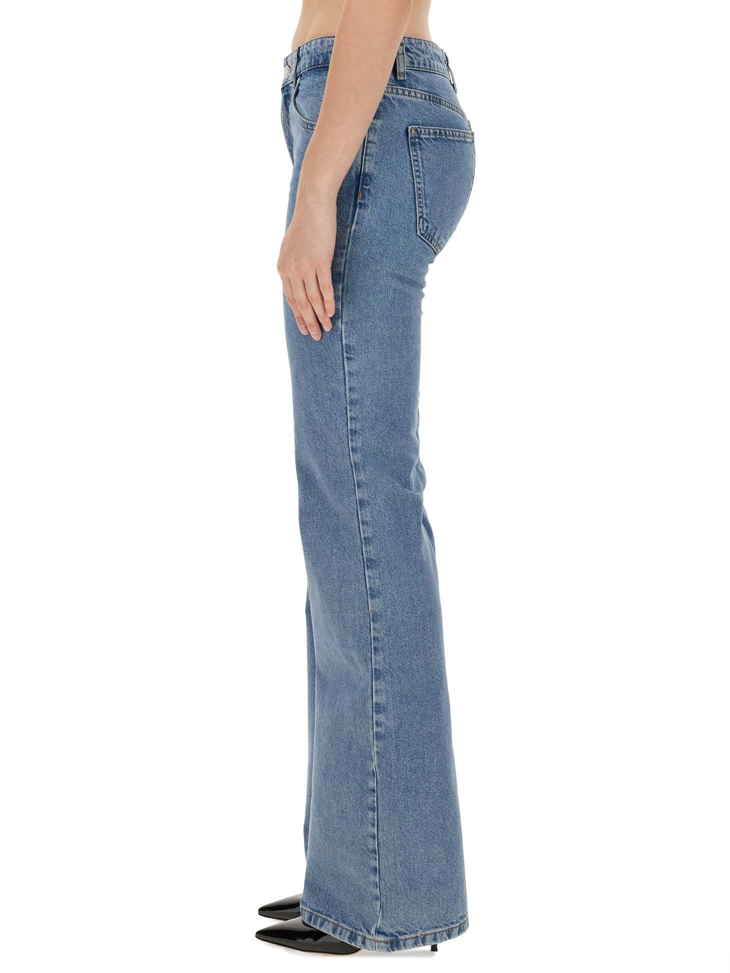 MOSCHINO JEANS    FLARED DENIM JEANS