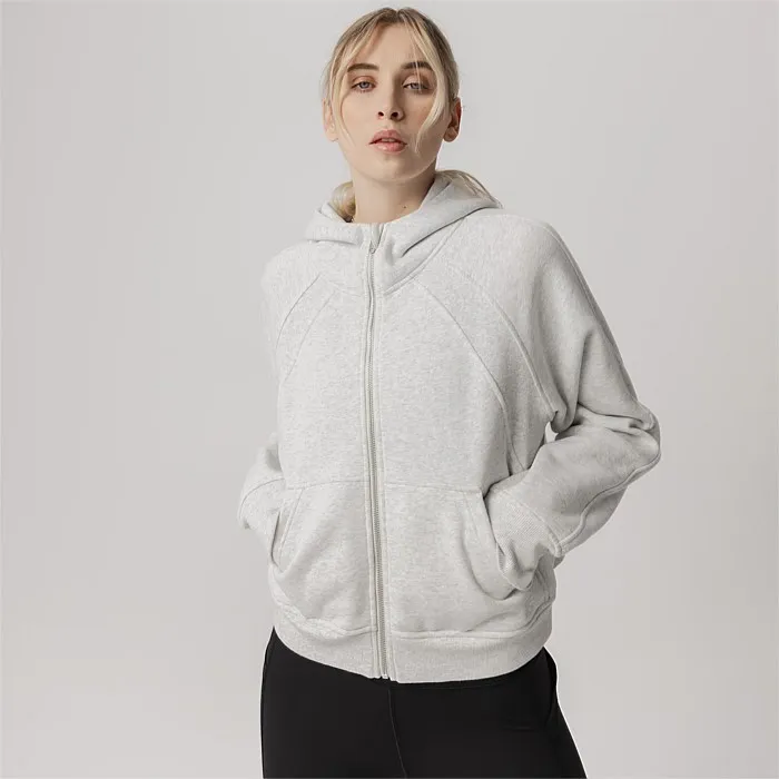 Movement Hood In Grey Marle | Jackets & Vests | Stirling Sports