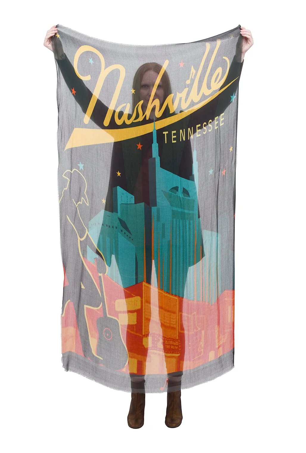 Nashville Scarf, Orange