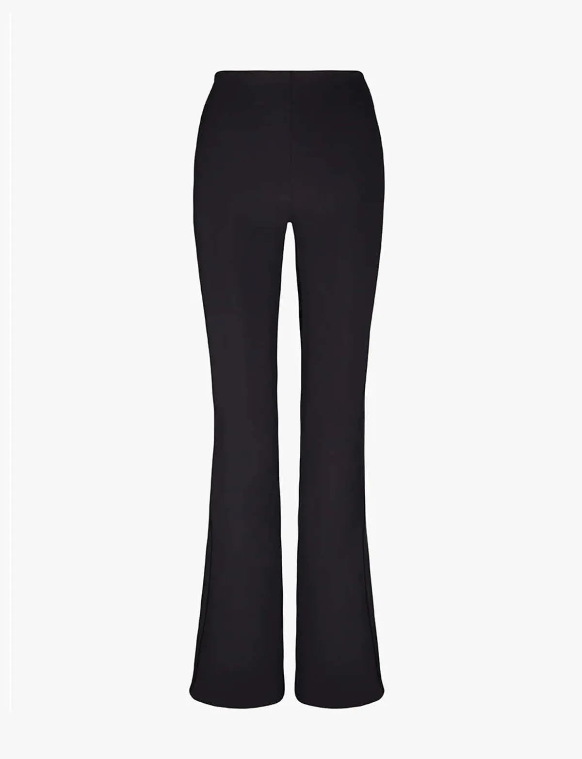 Neoprene Flared Leggings - Black