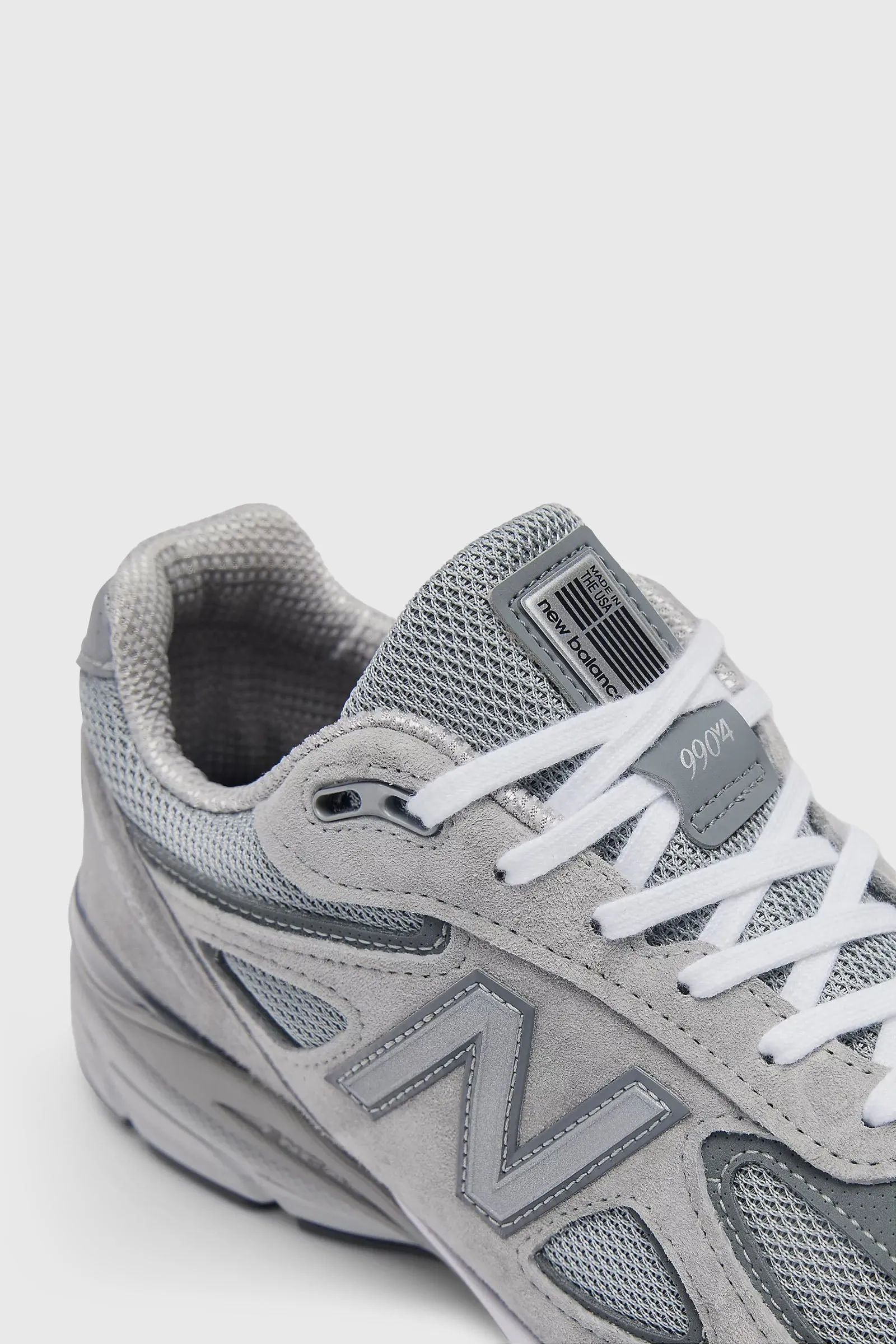 New Balance Sneaker Made In Usa 990v4 Grigio Uomo