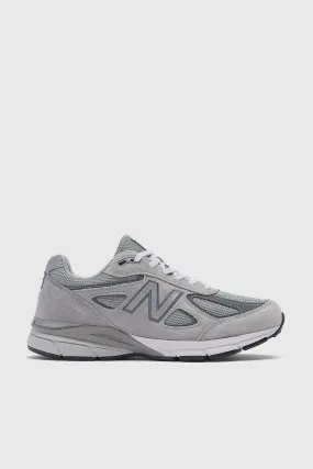 New Balance Sneaker Made In Usa 990v4 Grigio Uomo