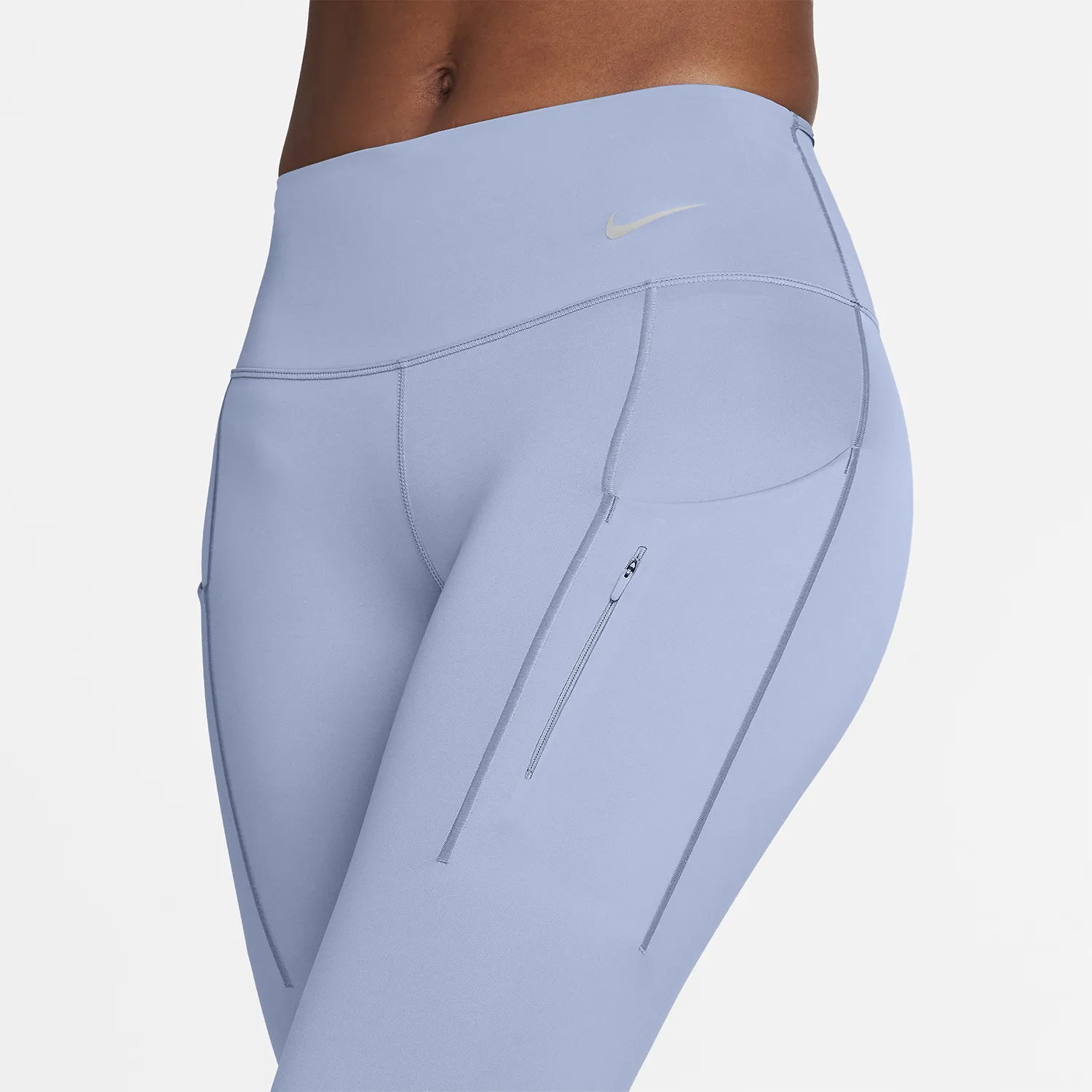 Nike Go Swoosh 7/8 Tights  Ashen Slate/Black