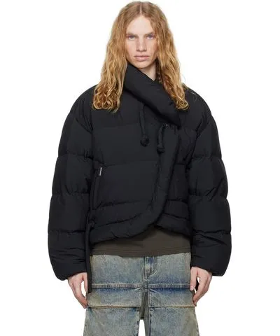 Ottolinger Black Strappy Puffer Down Jacket