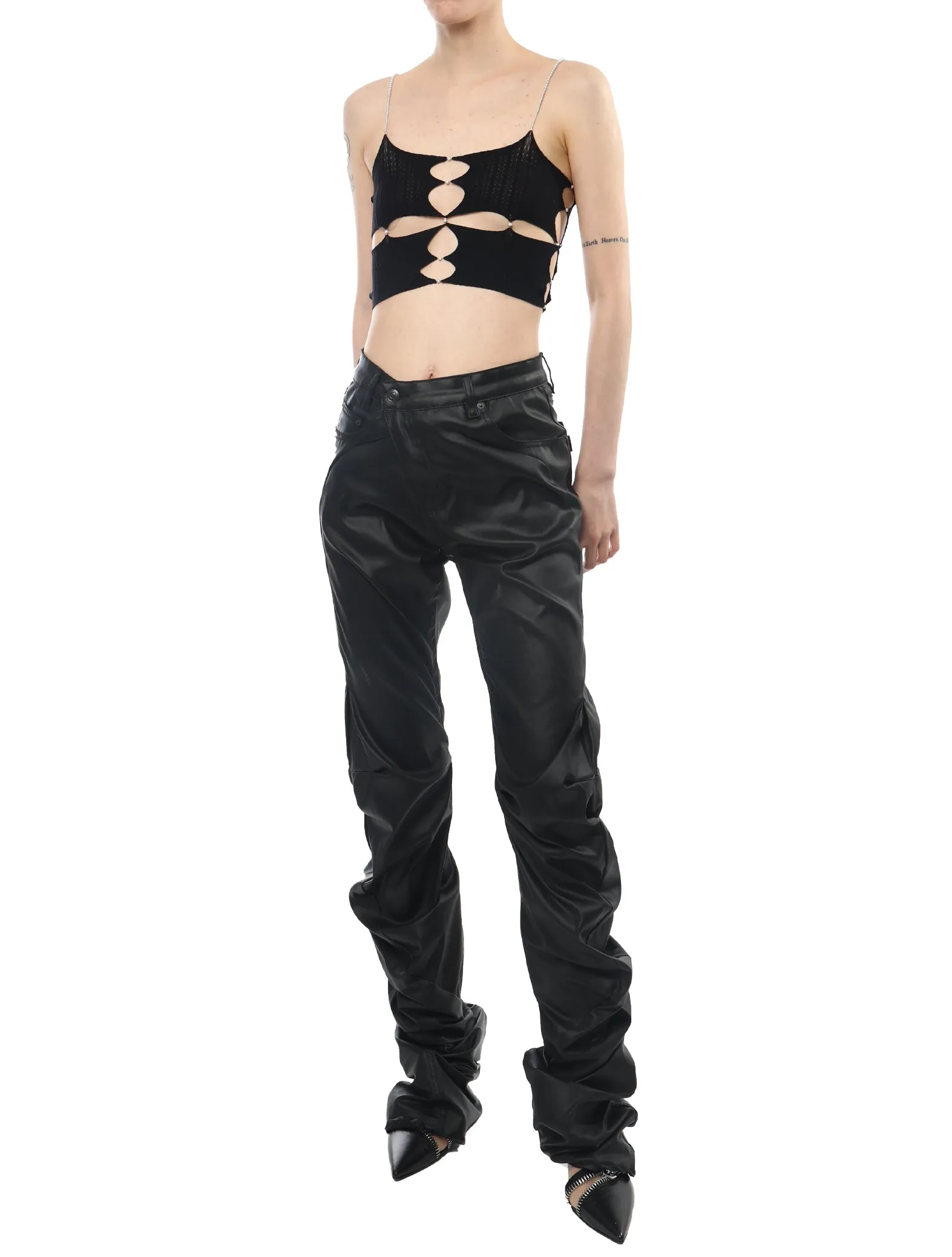 Ottolinger Draped Biker Trousers