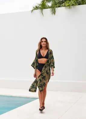 Palme Beach Robe - Olive