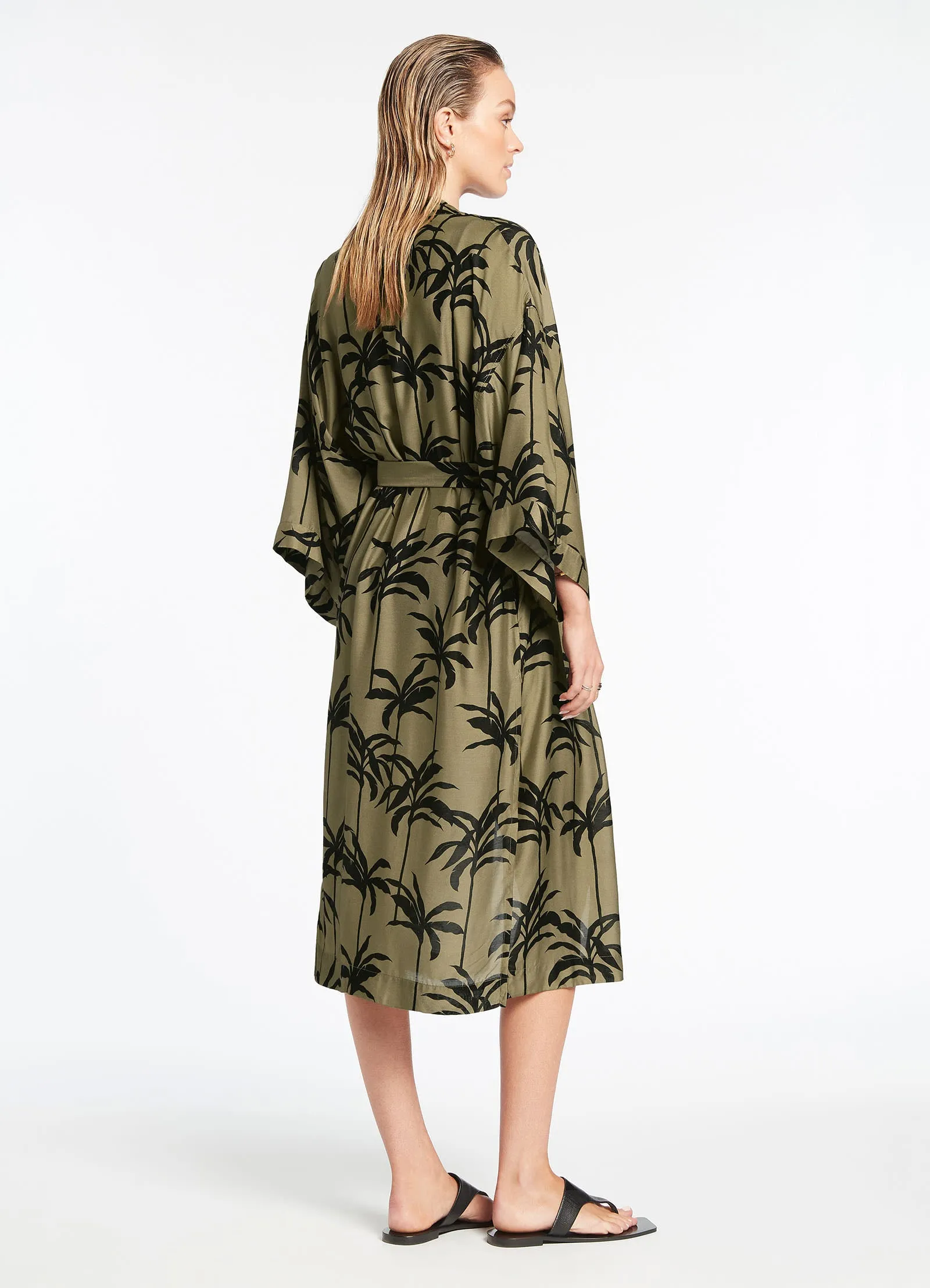 Palme Beach Robe - Olive