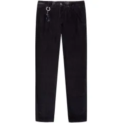 Paul & Shark Pleated Corduroy Trousers Navy