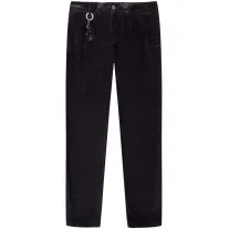 Paul & Shark Pleated Corduroy Trousers Navy