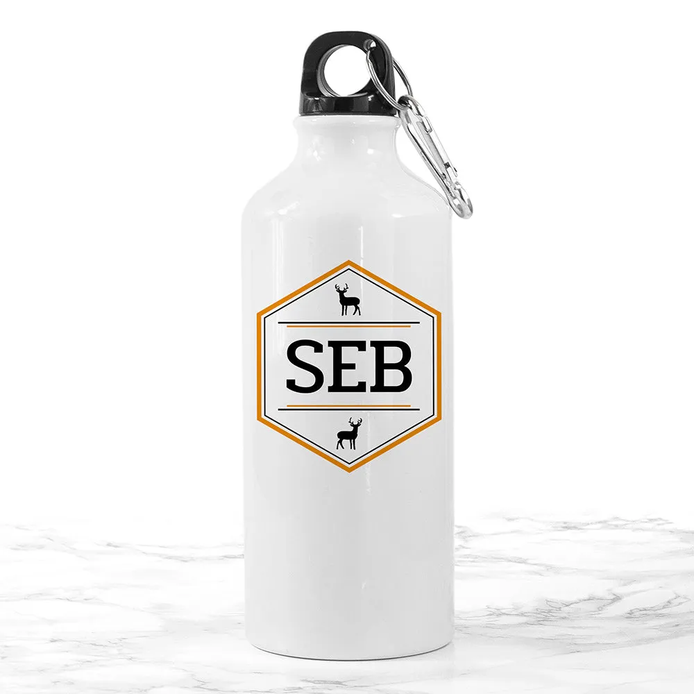 Personalised Iconic Pursuits White Water Bottle