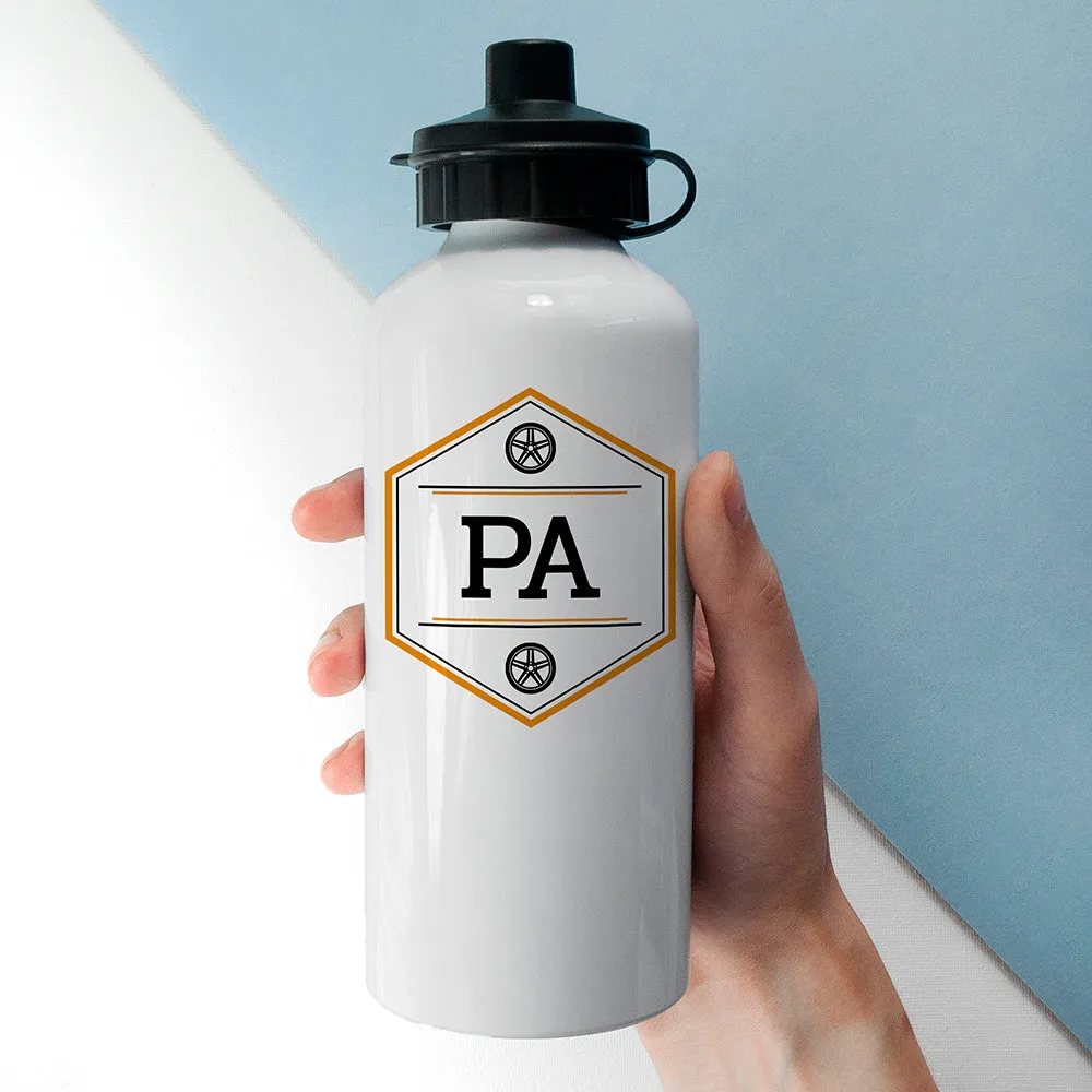 Personalised Iconic Pursuits White Water Bottle