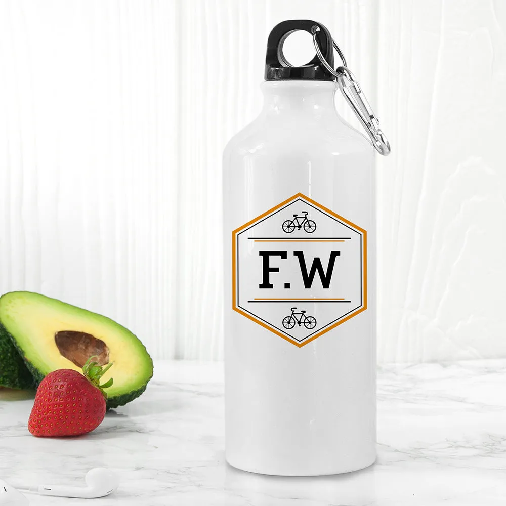 Personalised Iconic Pursuits White Water Bottle