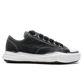 Peterson Low OG Sole Paper Like Leather Sneaker - Black