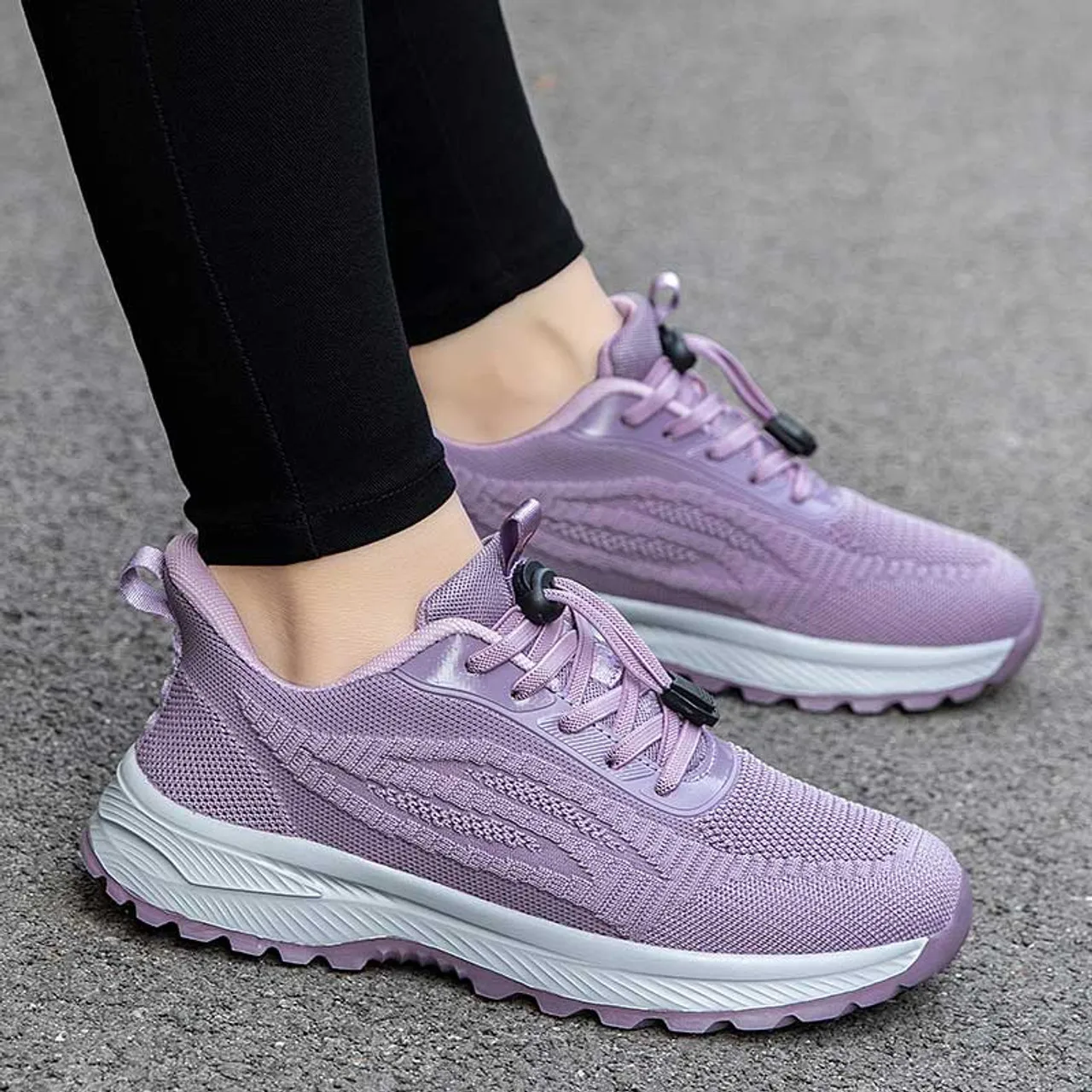 Purple weave pattern texture casual shoe sneaker