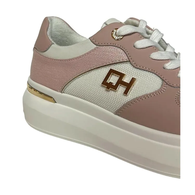 QH7 Queen Helena QH7012 Sneaker Donna Stringate White Pink