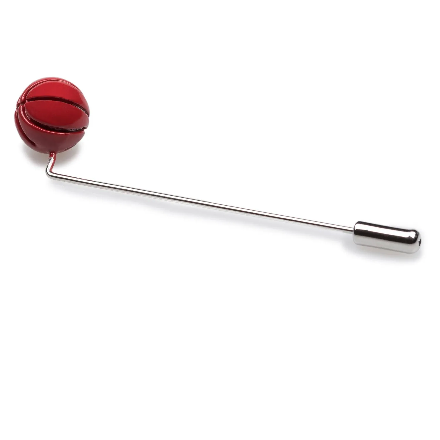 Red Basketball Lapel Pin